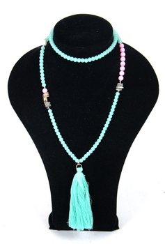 Necklace Mint Green - Ibiza Style (1 pc)