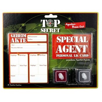 TOP SECRET - SPECIAL AGENT, FINGER PRINT SET (12pcs)