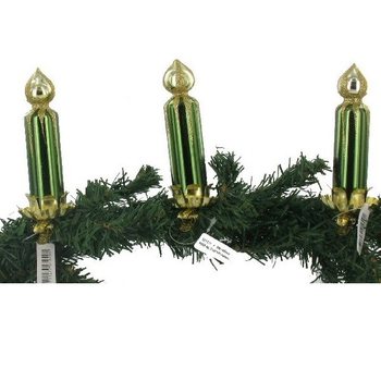 3 Christmas Tree Decoration Candles with Clip (6 pcs.)
