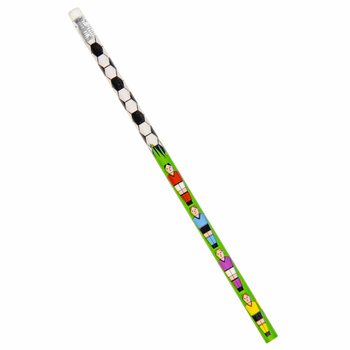 Footballer Pencils with Eraser (12 pcs.)