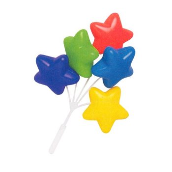 Cupcake Picks - Bunch of Star Balloons (14 pcs.)