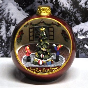 LUXURIOUS CHRISTMAS ORNAMENTS WITH LIGHT AND SOUND