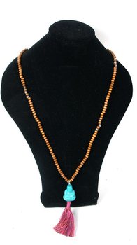Ibiza Style Necklace Brown Buddha (1 pc.)