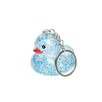 Glitter Duck Keyrings - Mixed Colors (12 pieces)
