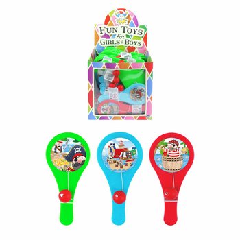 Pirate Paddle Bat Game - Display Box (96 pcs)