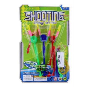 3 LED Slingshot Helicopters on Card (1 pc.)