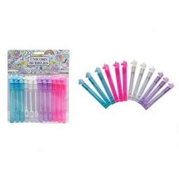 COLORED UNICORN BUBBLE STICKS (1 Pack of 12)