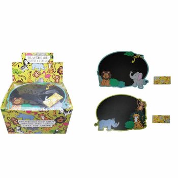 Wild Animal Chalkboard with Chalk - Display of 24