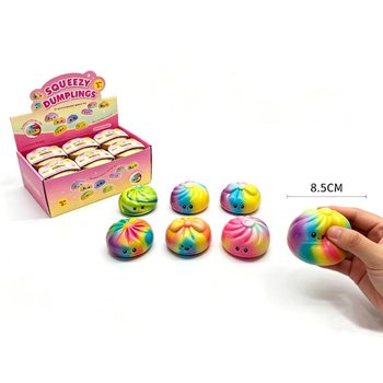 RAGE - Squishy RAINBOW Bun Dumplings LARGE - PU FOAM EDITION 8.5cm (12 pcs)