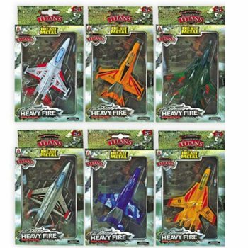 METAL DIE-CAST F16 FIGHTER JETS (Set of 6)