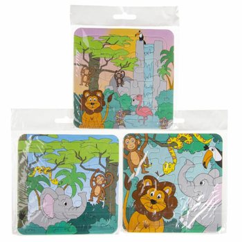 Mix Jungle Puzzles (14x14cm) - Value Pack of 50