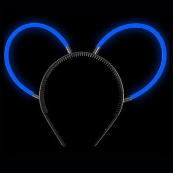 GLOW BREAK LIGHT BUNNY EARS (12st).