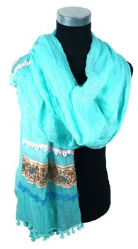 Luxury Scarf Turquoise (1 pc) - Ibiza Style