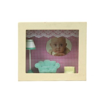 3D Photo Frame WOODEN NURSERY - MODEL 2 (6 pcs.)