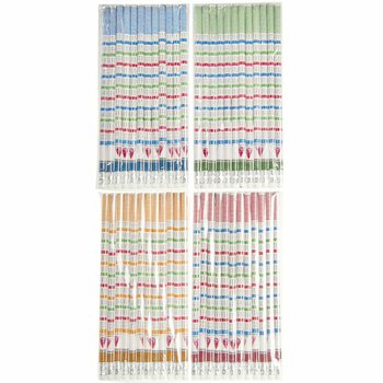 Multiplication Tables Math Pencil with Eraser (Pack of 12)