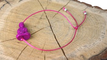 Ibiza Buddha Bracelet Aubergine (1 pc.)