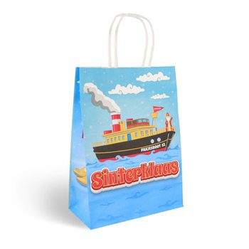 Sinterklaas / Saint Nicholas Paper Gift Bags - 16x8x22 cm (12 pieces)