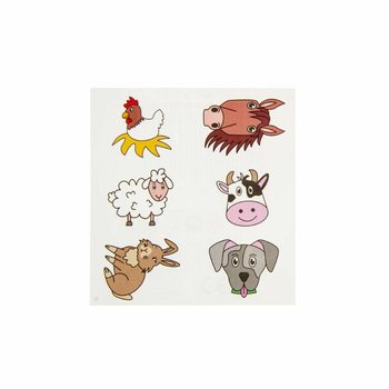 Fun Farm Animal Tattoos (96 pcs)