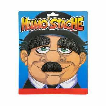Funny Fake Stick-On Moustaches on Card (24 pcs)