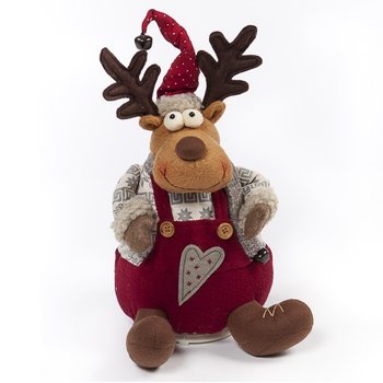 LARGE LUXURY CHRISTMAS REINDEER WITH SOUND AND MOVEMENT