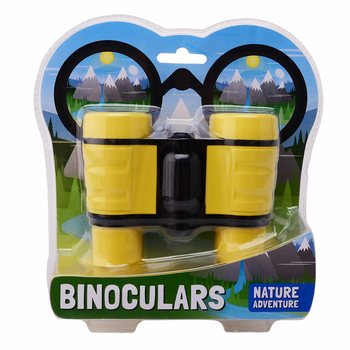 NATURE ADVENTURE BINOCULARS WITH CORD - ON BLISTER (6 Pcs)