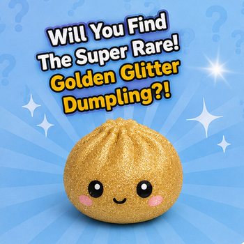 RAGE - Squishy SUGAR EDITION Bun Dumplings LARGE (8.5 x 8.5 x 4.8 cm) - Viral 2026 Fidget Toy (12 pcs)
