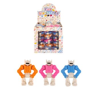 Robot Erasers in Counter Display (60 pcs.)