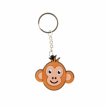 JUNGLE ANIMAL KEYRINGS (48 pcs)