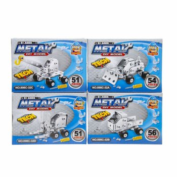 DIY Metal Construction Vehicle Display (24 pcs)