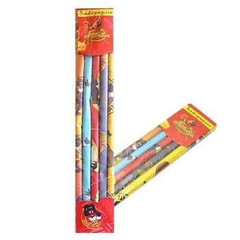 5-Piece 'De Club van Sinterklaas' Gift Wrapping Paper