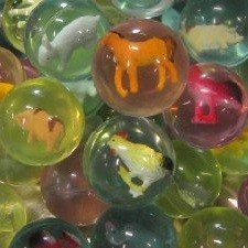 BOUNCY BALLS WITH ANIMALS 4.5 cm (50 pcs)