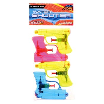 Aqua Fun Water Pistol Set - 4 Pieces, 11 cm