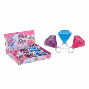 Glitter Slime Rings in Display (24 pcs.)