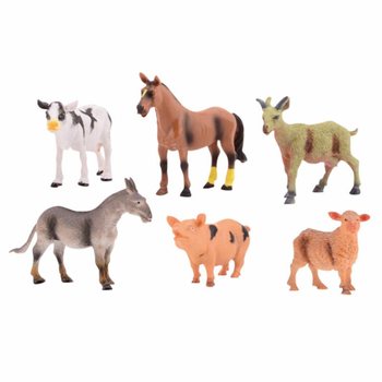 ANIMAL WORLD - PLAYSET WITH 6 PIECES FARM ANIMAL TOY FIGURES (1 pc)