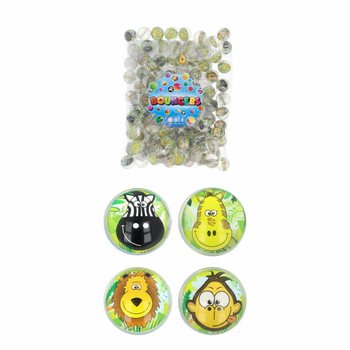 Mixed Jungle Animals Bouncy Balls - Ø 3.3 cm (100 pcs)