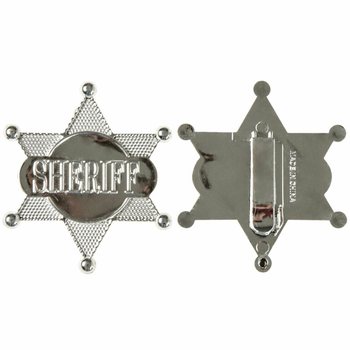 SHERIFF STAR ON CARD (48 pcs)