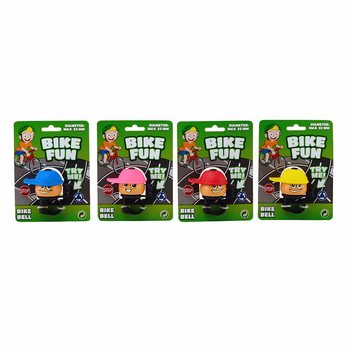 BIKE FUN Kids' Bicycle Bell on Card (24 pcs)