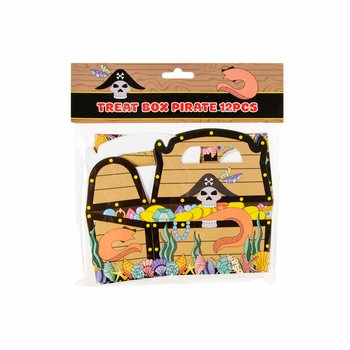 Pirate Party Treat Box 12x12.5x6 cm (12 pcs)