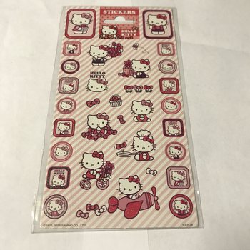 STICKERS: HELLO KITTY, Dim. 20 x 10 cm. (10pcs)