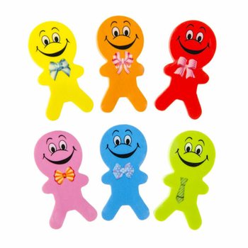 2-Piece Cheerful Smiley Erasers (36 pcs)
