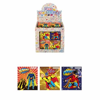 Mini Notebooks - Model: Superheroes in Display (480 pcs.)