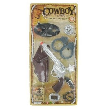 Large Cowboy Toy Set on Card (6 pcs.)