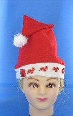 CHRISTMAS HAT with GLOWING SLEIGH (12 pcs)