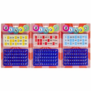 Bingo Play Set on Card (6 pcs)