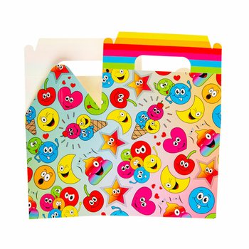 MENU BOX / PARTY TREAT BOX SMILEY 14x10x17 cm (12 pcs)
