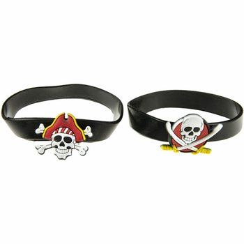 SILICONE PIRATE BRACELETS MIX (48 pcs)