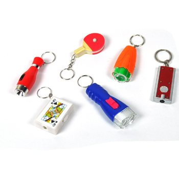 Assorted Light-Up Keychains (48 pcs)