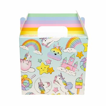 Kids Menu Box / Party Favor Box Unicorn 14x10x17 cm (12 pcs)