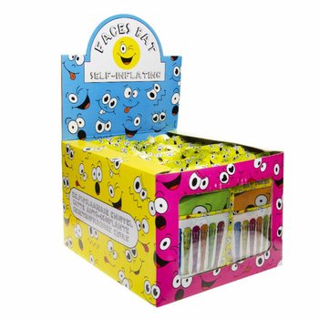 Self-Inflating Smiley Bat in Display (48 pcs)
