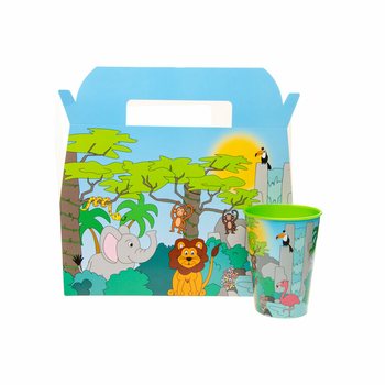 MENUBOX JUNGLE - 22.5 x 12 x 9.5 Cm. (24pcs)